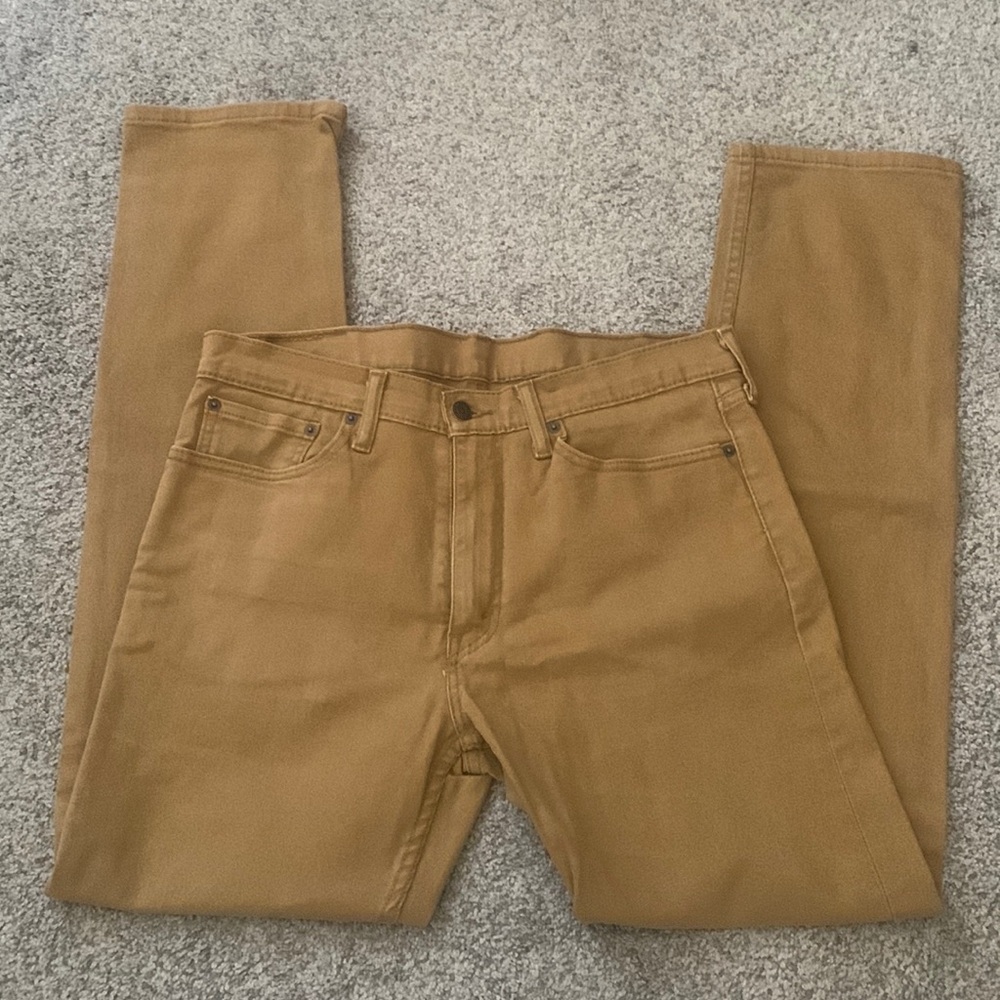 Levi's Men's Slim Straight Jeans - Brown